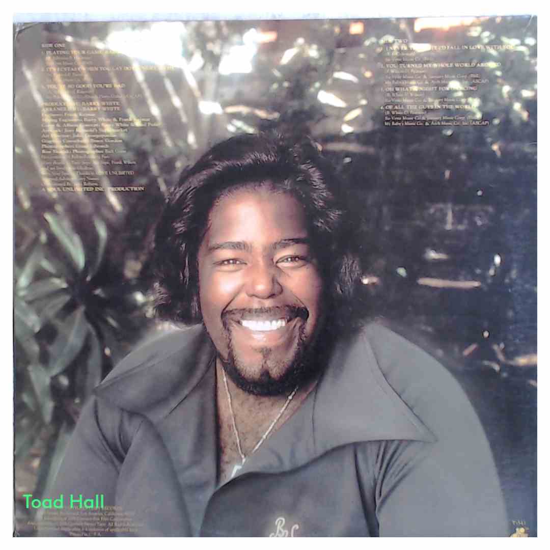 BARRY WHITE Sings For Someone You Love Used Vinyl LP