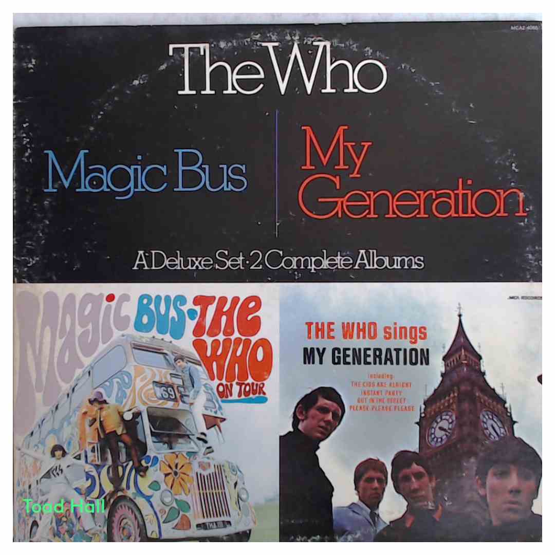 THE WHO Magic Bus/My Generation (2 LP Set) Used Vinyl LP