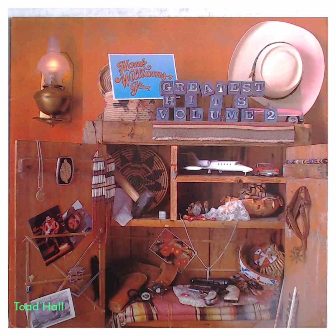 HANK WILLIAMS JR. Greatest Hits Volume 2 Used Vinyl LP