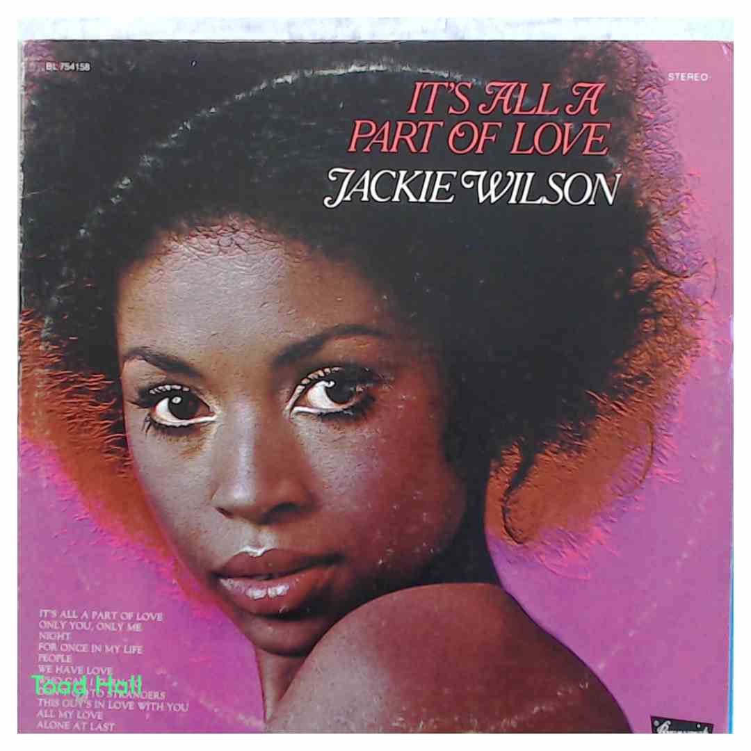 JACKIE WILSON Its All A Part of Love Used Vinyl LP
