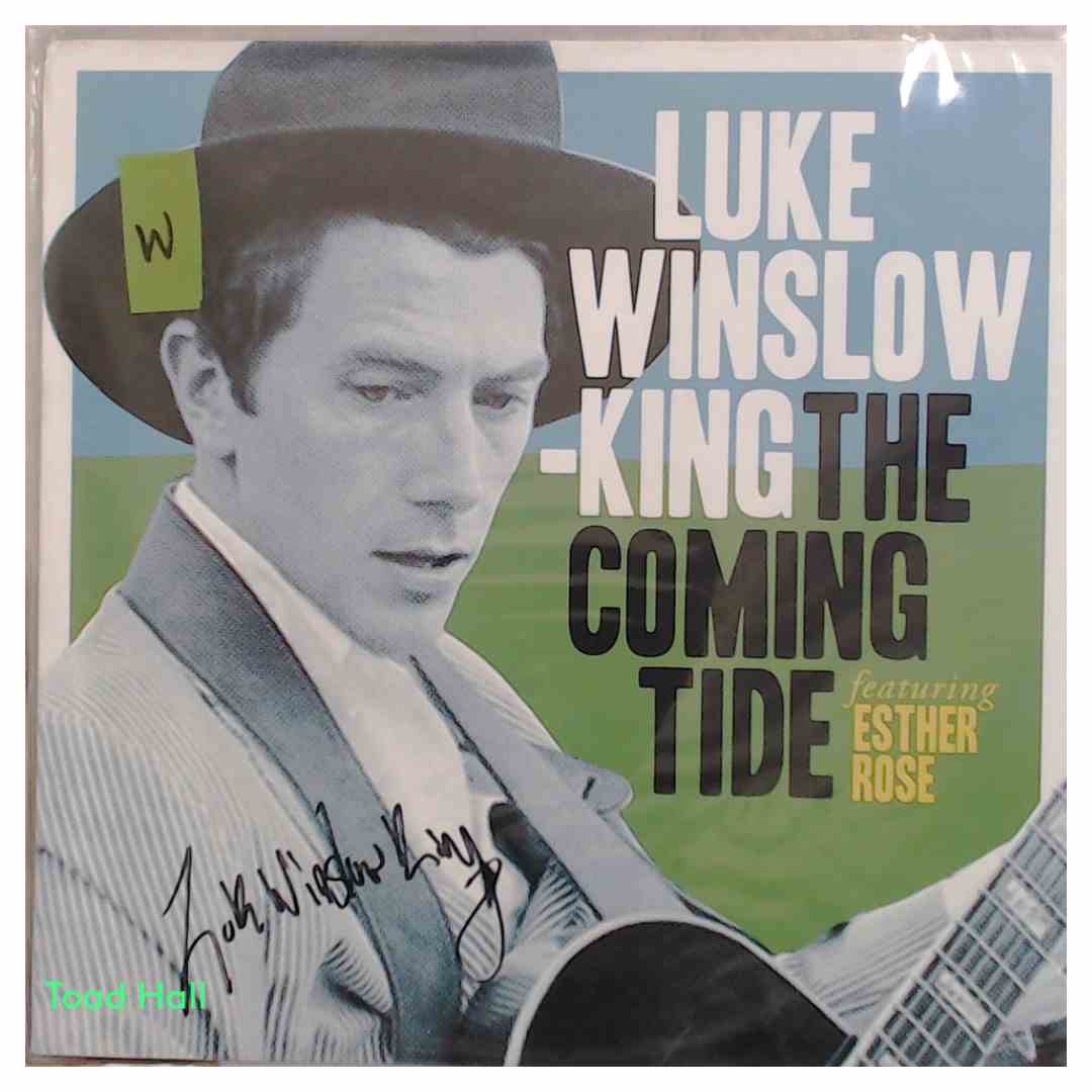 LUKE WINSLOW-KING FT. ESTHER ROSE The Coming Tide Signed Cover Used Vinyl LP