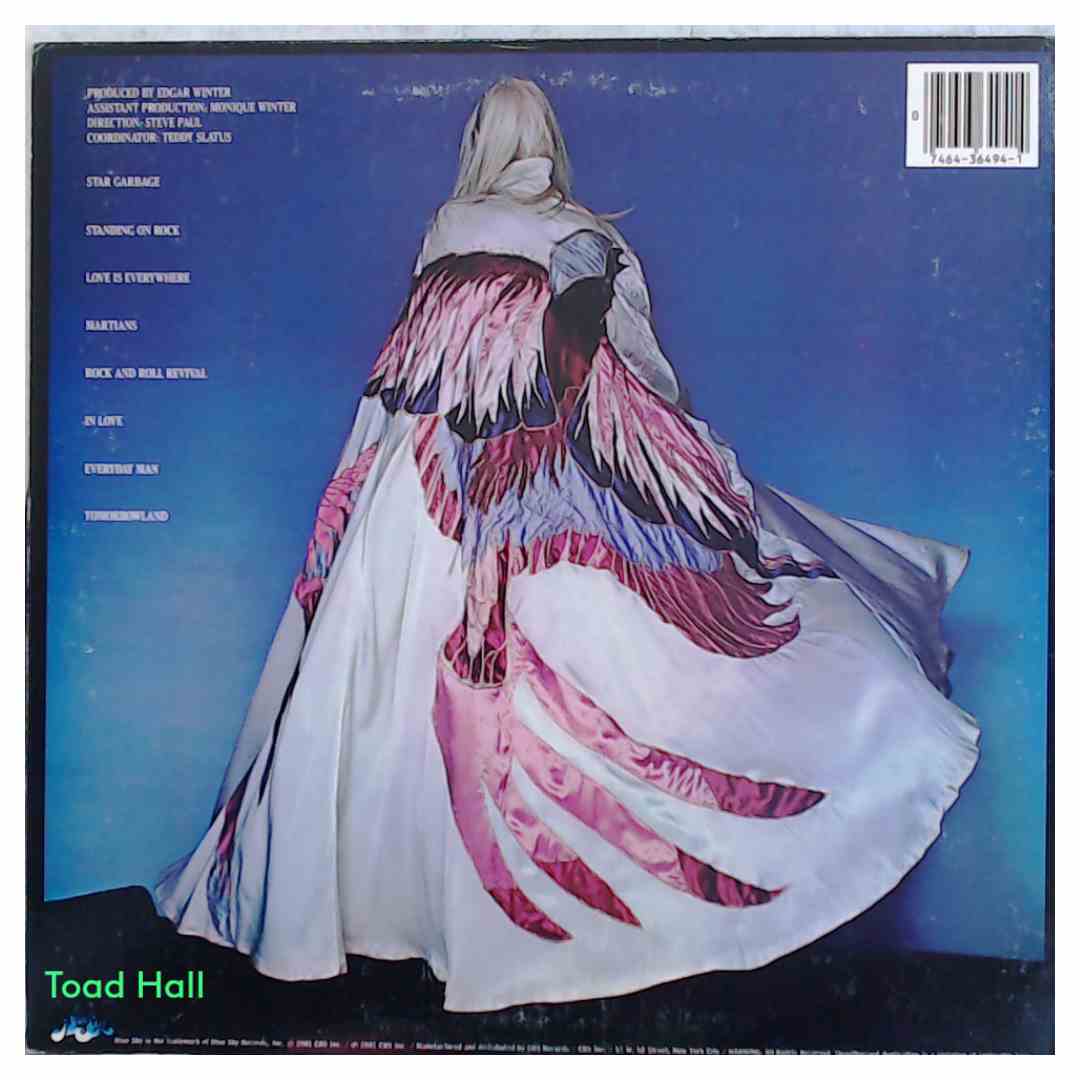 EDGAR WINTER Standing On Rock Used Vinyl LP