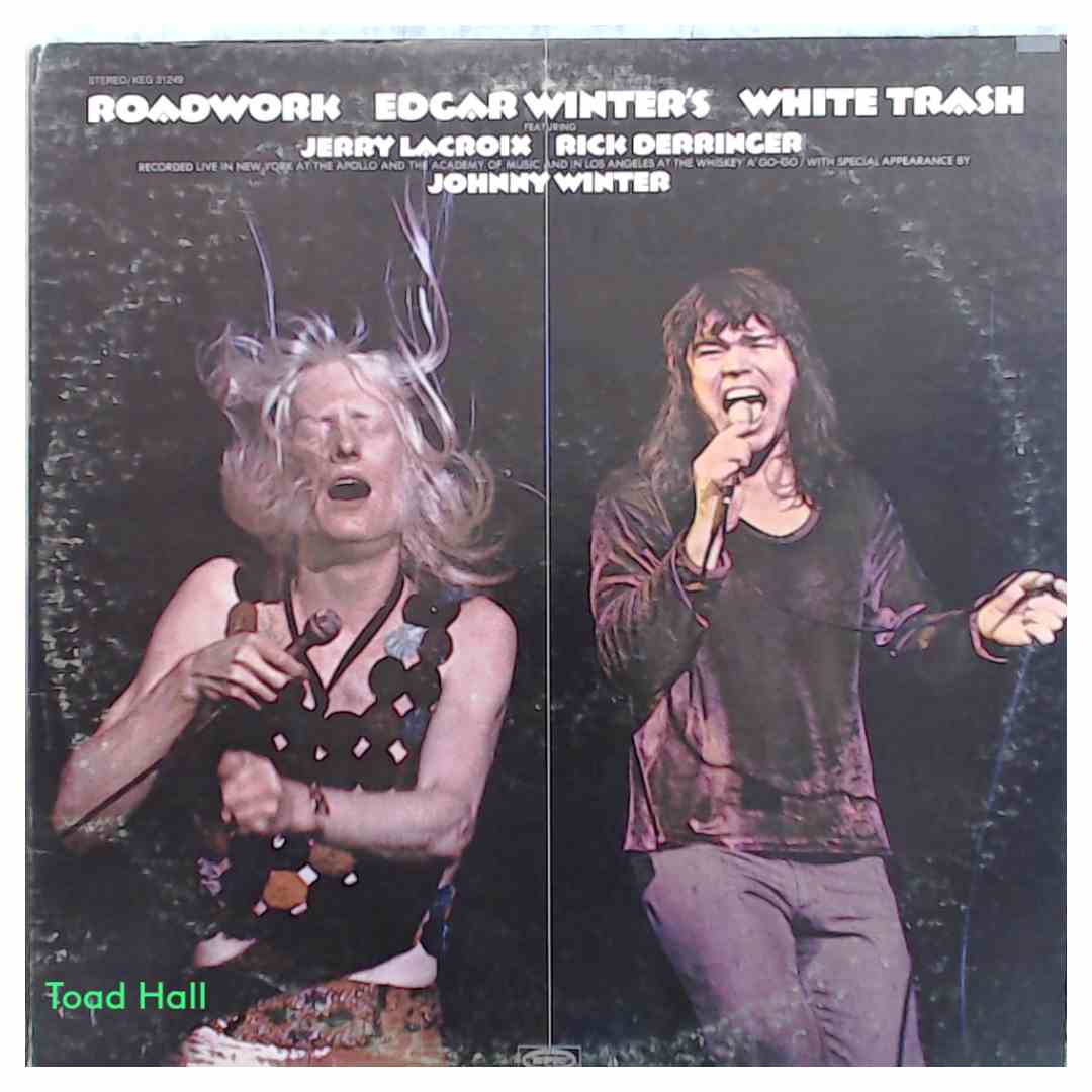 EDGAR WINTER'S WHITE TRASH Roadwork Used Vinyl LP