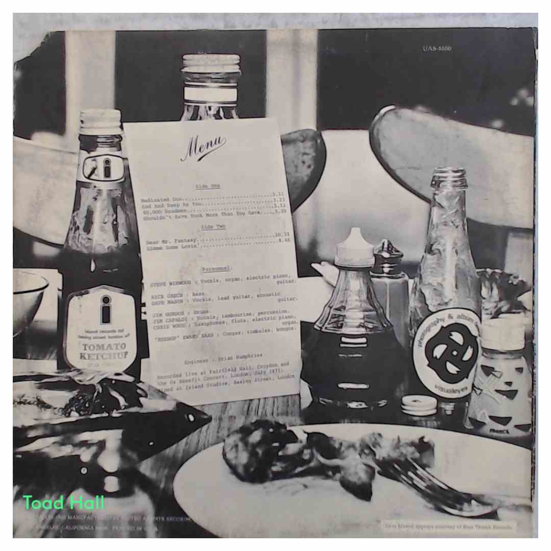 STEVE WINWOOD Welcome To The Canteen Used Vinyl LP