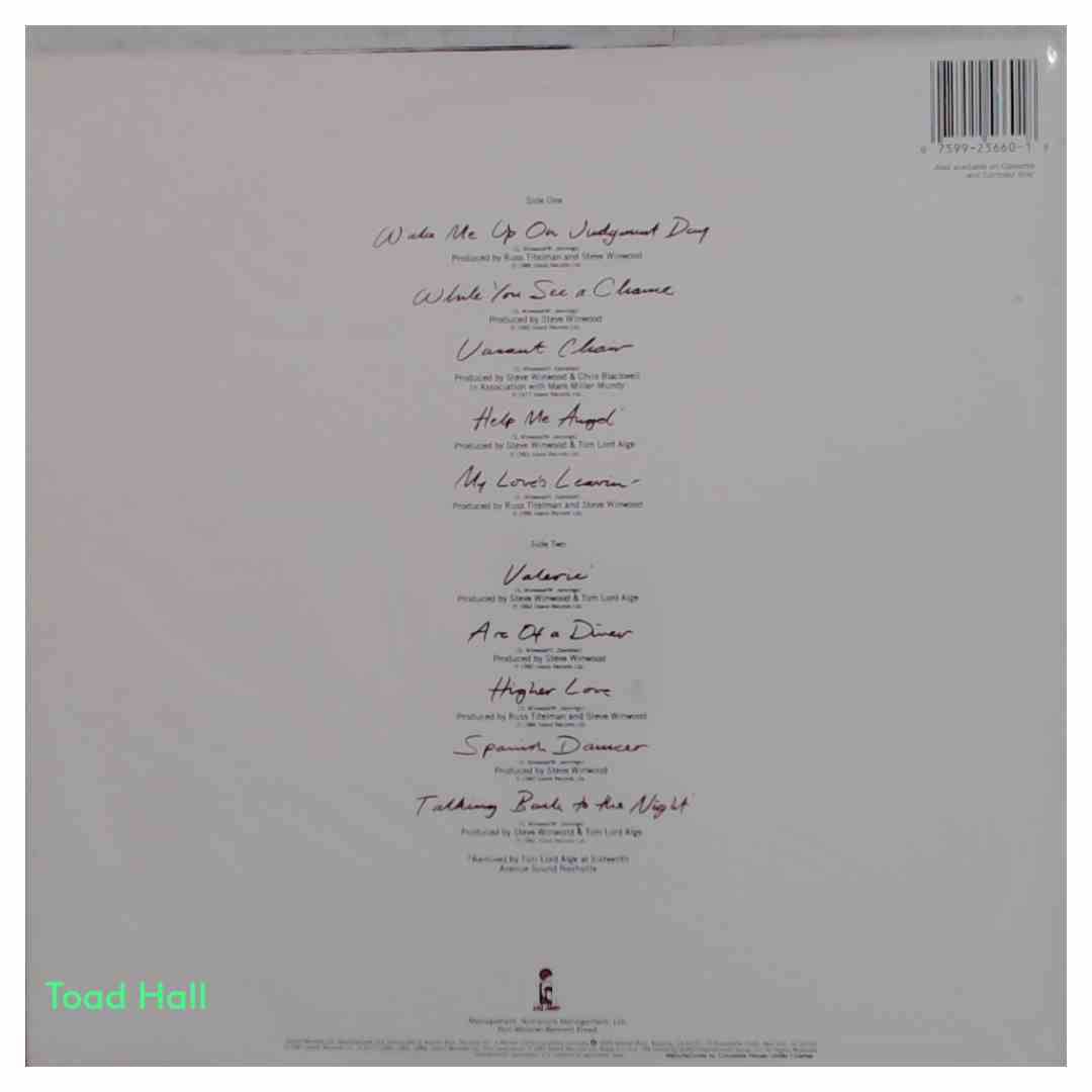 STEVE WINWOOD Chronicles Used Vinyl LP