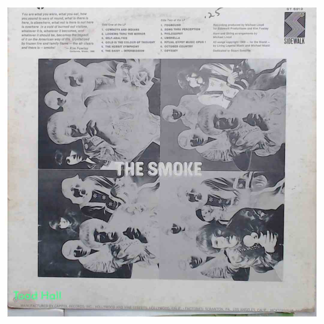 THE SMOKE Self Titled Used Vinyl LP