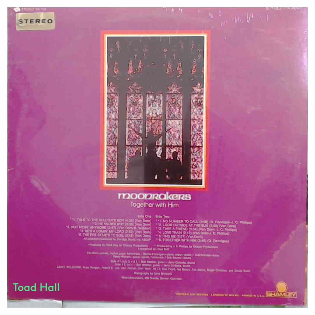 MOONRANKERS Together With Him Vintage Sealed Vinyl LP