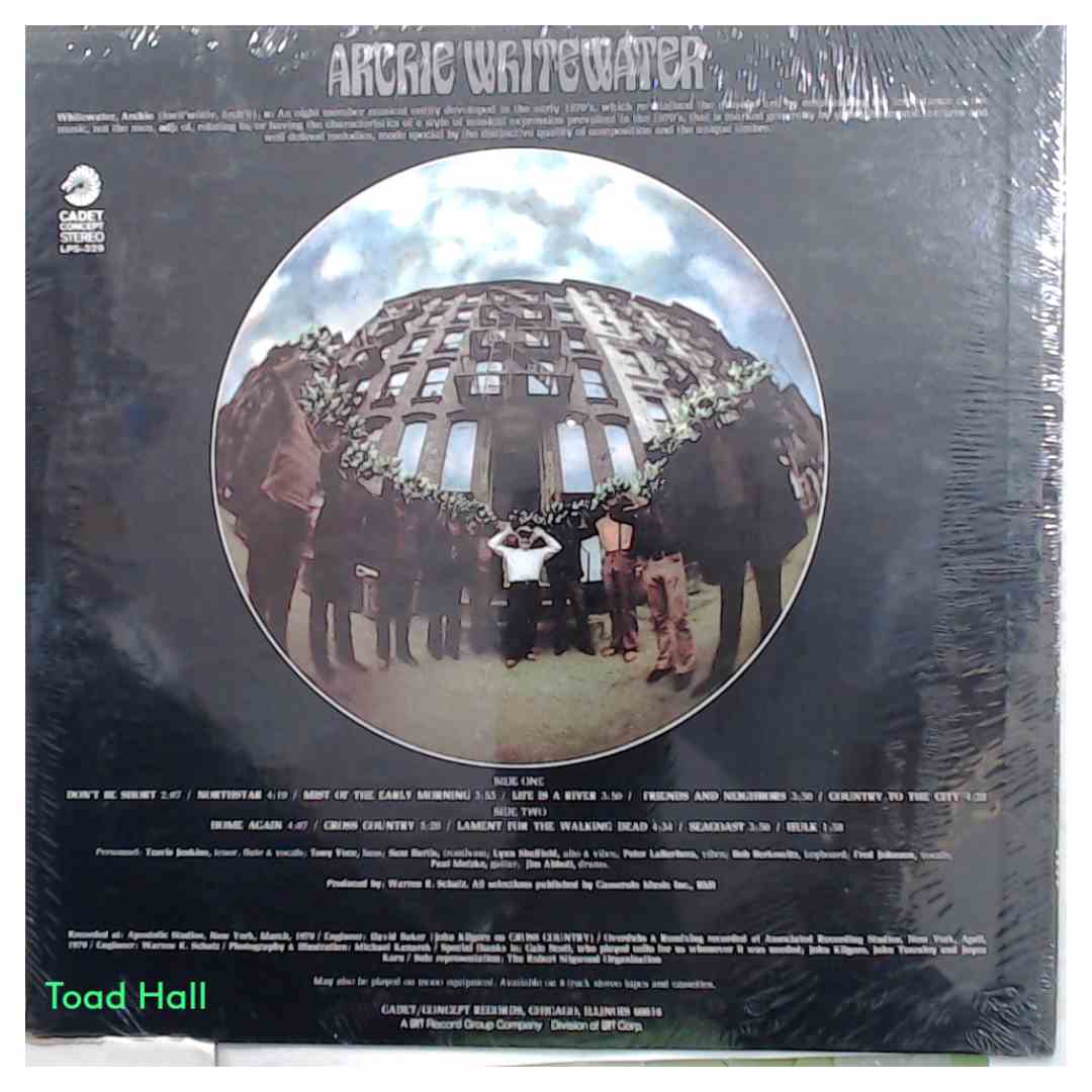 ARCHIE WHITEWATER Self Titled Vintage Sealed Vinyl LP