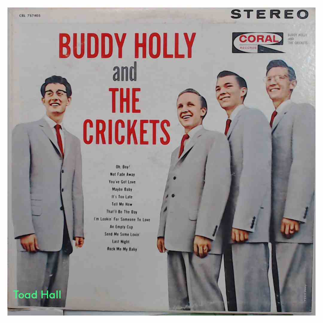 BUDDY HOLLY AND THE CRICKETS Self Titled Used Vinyl LP