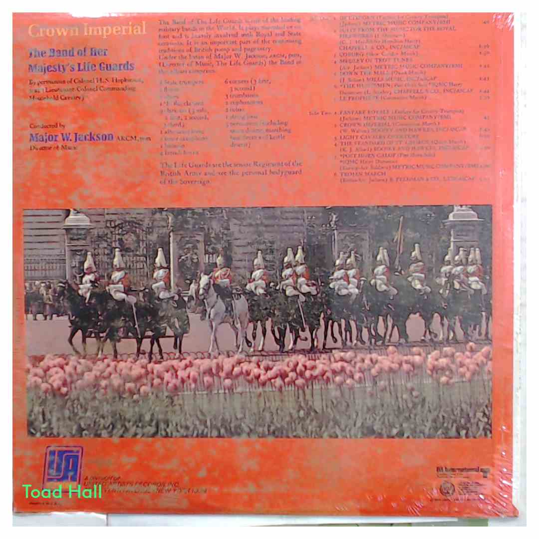 THE BAND OF HER MAJESTY'S LIFE GUARDS Crown Imperial Vintage Sealed Vinyl LP