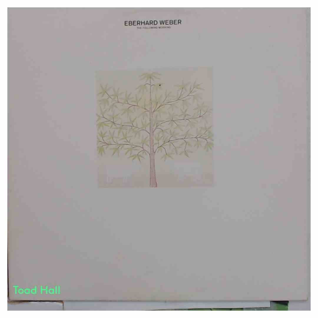 EBERHARD WEBER The Following Morning Used Vinyl LP