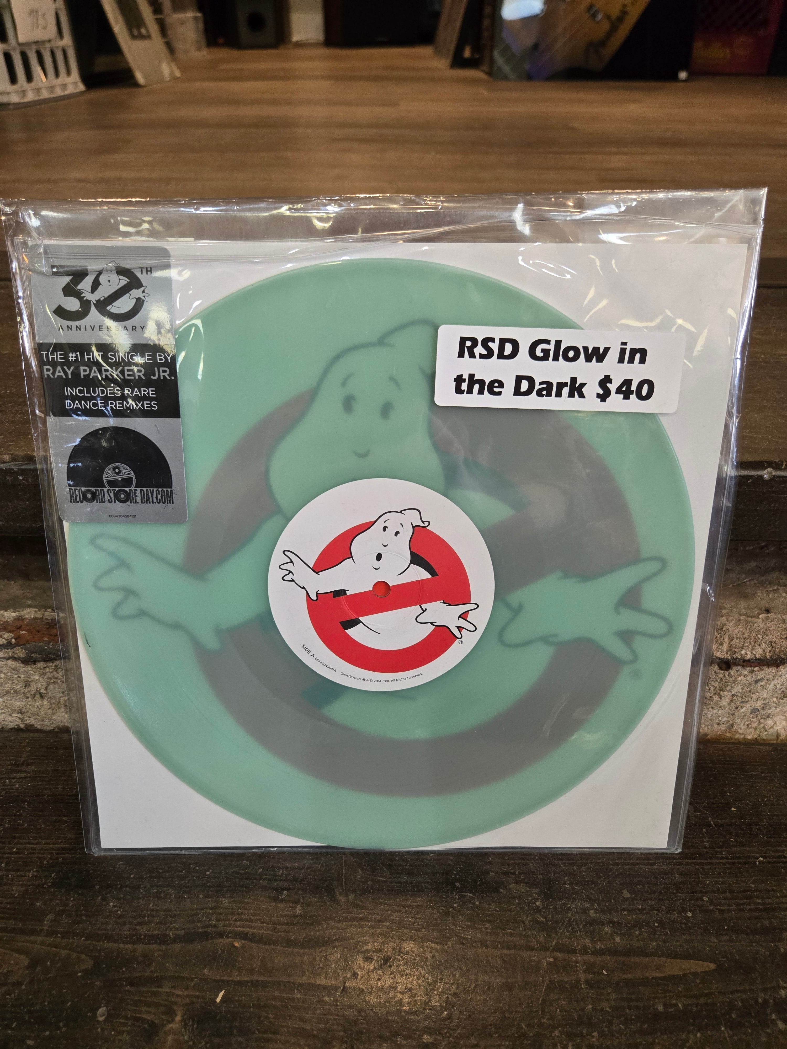 GHOSTBUSTERS RAY PARKER JR Single Glow in the Dark Vinyl Used Vinyl LP
