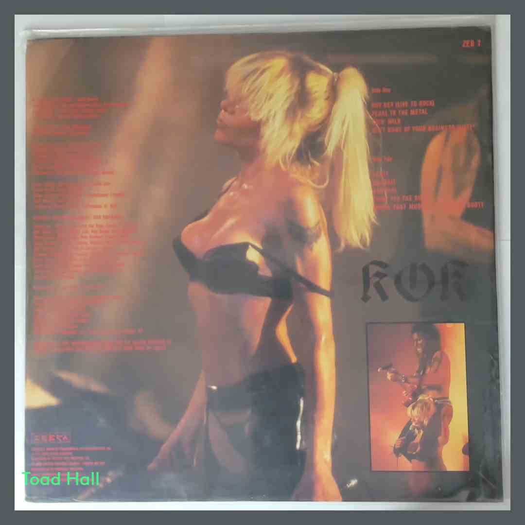 WENDY O WILLIAMS Kommander Of Kaos UK Import Used Vinyl LP ZEB7