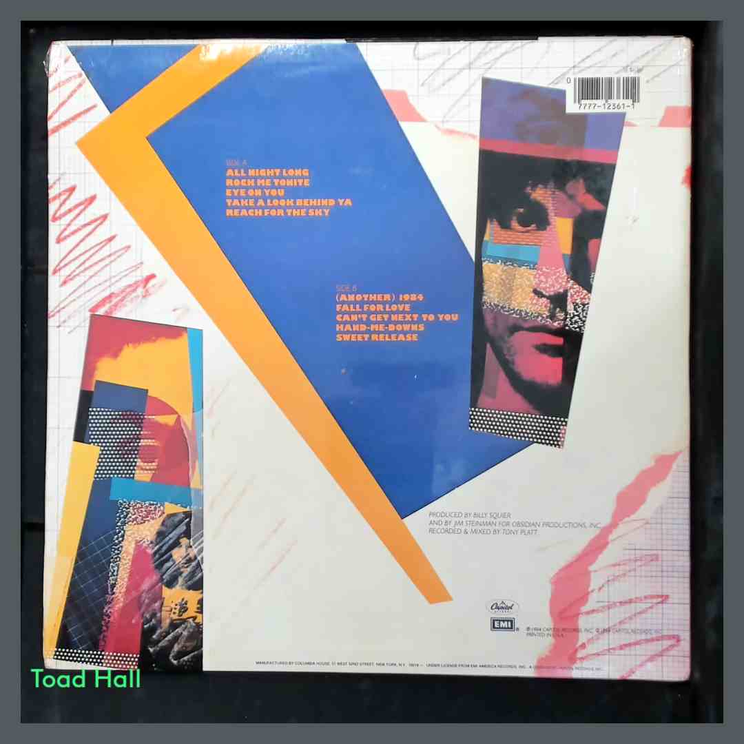 BILLY SQUIER Signs Of Life LP Vintage Sealed Vinyl