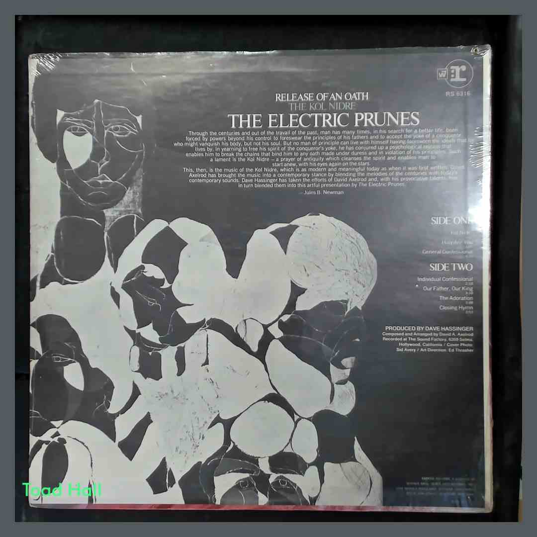 ELECTRIC PRUNES Release Of An Oath LP Vintage Sealed Vinyl RS6316