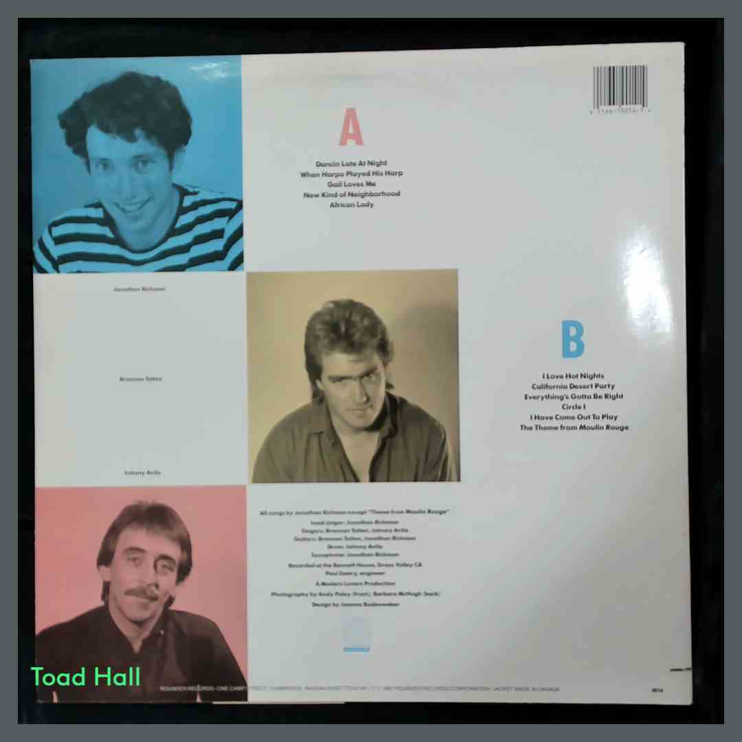 JONATHAN RICHMAN AND THE MODERN LOVERS Modern Lovers 88 LP Used Vinyl