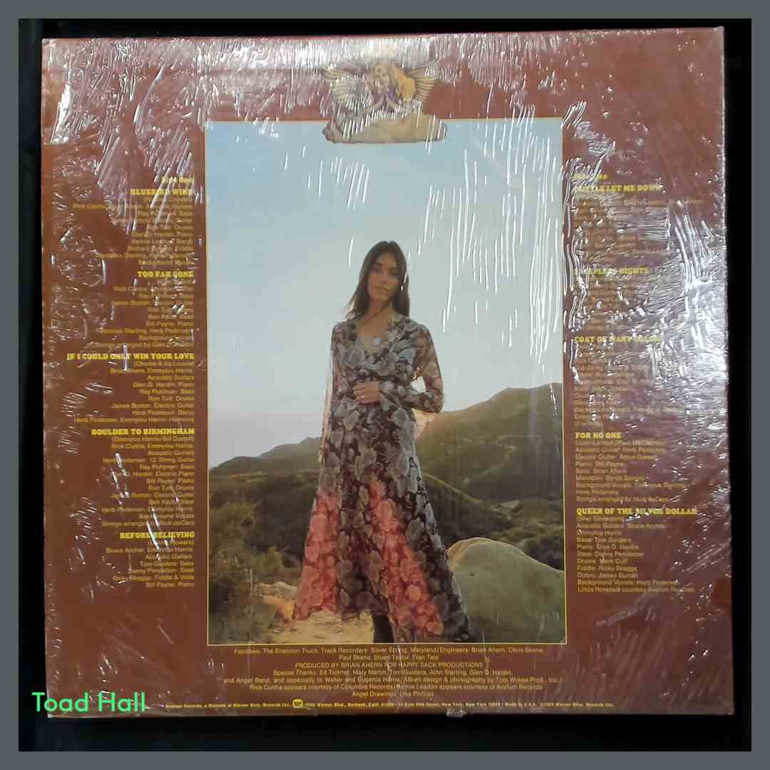 EMMYLOU HARRIS Pieces Of The Sky Used Vinyl LP