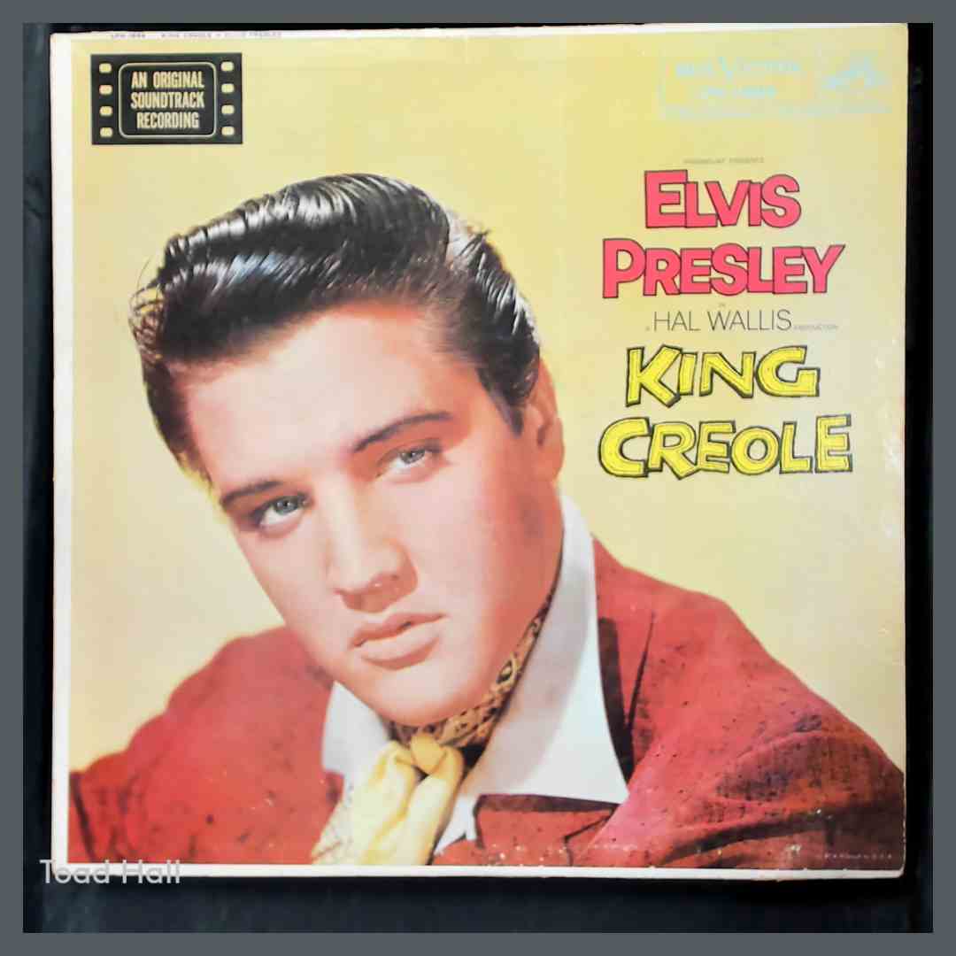 ELVIS PRESLEY King Creole Used Vinyl LP Indianapolis Pressing 1958 Mono Ultrasonically Cleaned