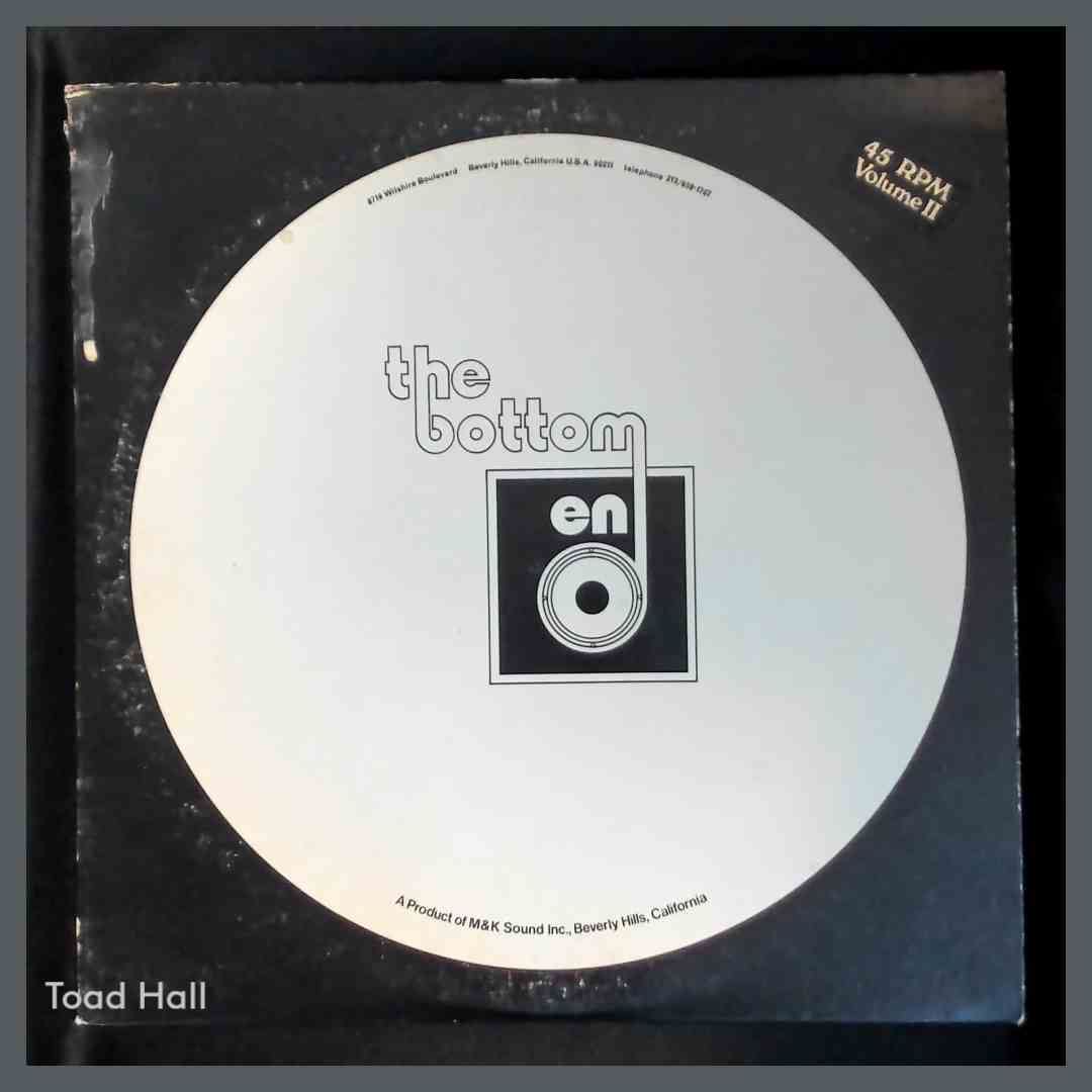 UNKNOWN ARTIST(S) The Bottom End Volume II (Test Record) 45 RPM Used Vinyl LP