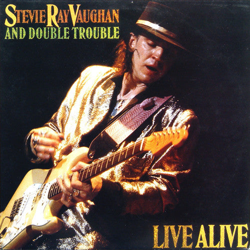 STEVIE RAY VAUGHAN AND DOUBLE TROUBLE Live Alive New Vinyl LP