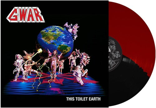 GWAR This Toilet Earth New Vinyl LP split red/black vinyl