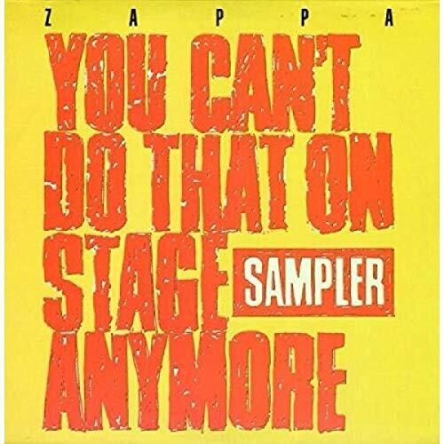 FRANK ZAPPA You Can't Do That On Stage Anymore (Sampler) New Vinyl 2 LP RSD 2020