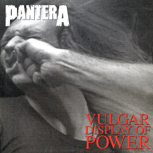 PANTERA Vulgar Display Of Power White and True Metal Gray Marbled Vinyl New Vinyl LP