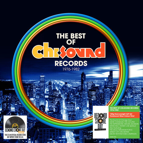 VARIOUS ARTISTS The Best of Chi-Sound Records 1976-1984 (Blue Vinyl) New Vinyl 2 LP RSD 2022
