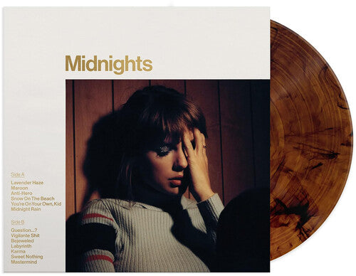TAYLOR SWIFT Midnights (Mahogany Marbled Vinyl) New Vinyl LP