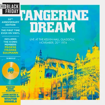 TANGERINE DREAM Live at the Kelvin Hall, Glasgow 1974: 50th Anniversary Edition New Vinyl LP RSD BF 2024