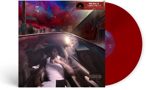 MONEYBAGG YO A Gangsta's Pain Ruby Translucent Vinyl New Vinyl LP RSD 2024