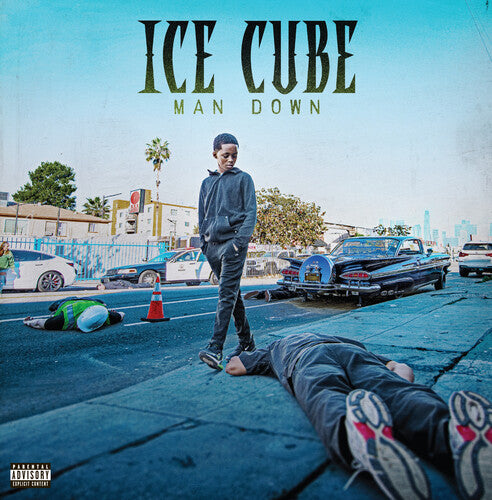 ICE CUBE Man Down Blue with White Marble Vinyl New Vinyl 2 LP