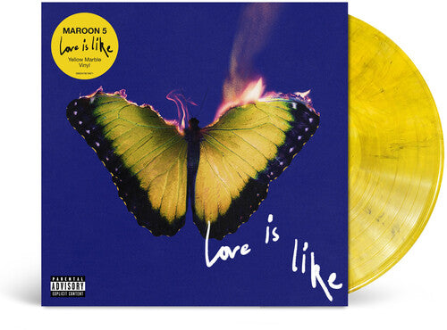 MAROON 5 Love Is Like Yellow Marble Vinyl New Vinyl LP