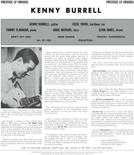 KENNY BURRELL Self-Titled (OJC) New Vinyl LP