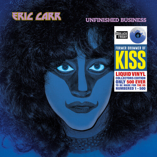 ERIC CARR FROM KISS Unfinished Business: The Liquid Vinyl Numbered Edition RSD BF 2025