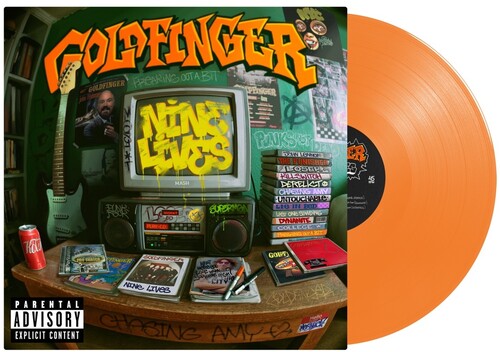 GOLDFINGER Nine Lives New Vinyl LP IEX Orange Vinyl