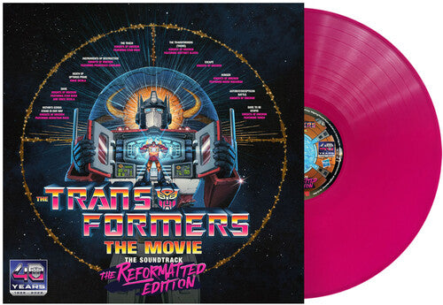THE TRANSFORMERS The Movie Soundtrack New Vinyl LP Energon Pink Vinyl