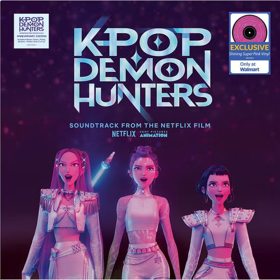 VARIOUS ARTISTS Kpop Demon Hunters (Original Soundtrack) (Anniversary Walmart Shining Super Pink Vinyl)New Vinyl LP
