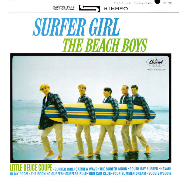 BEACH BOYS Surfer Girl New Vinyl LP