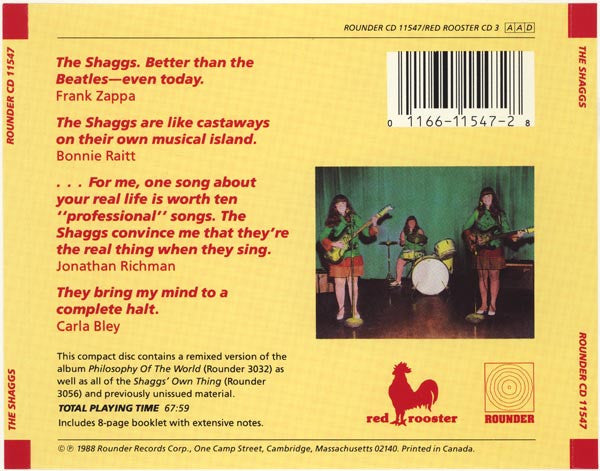 THE SHAGGS The Shaggs Used CD, VG+