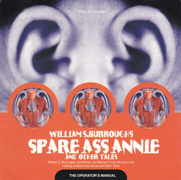 WILLIAM S BURROUGHS Spare Ass Annie And Other Tales Used CD Promo, VG+