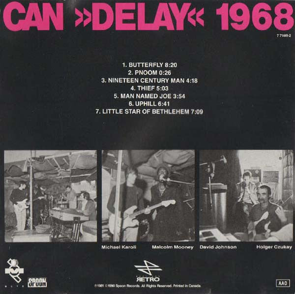 CAN Delay 1968 Used CD, VG+