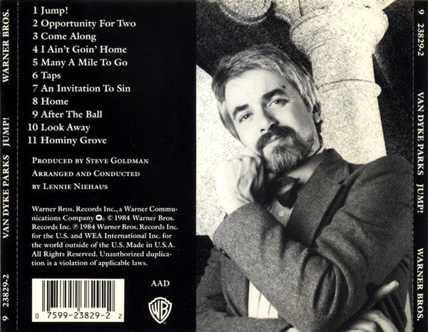 VAN DYKE PARKS Jump! Used CD, VG+