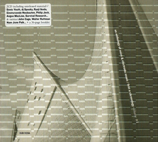 VARIOUS ARTISTS An Anthology Of Noise & Electronic Music First A-Chronology Volume #1 Used CD, VG+