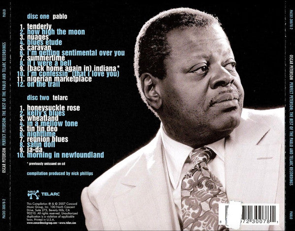 OSCAR PETERSON Perfect Peterson: The Best Of The Pablo and Telarc Recordings CD, new/sealed