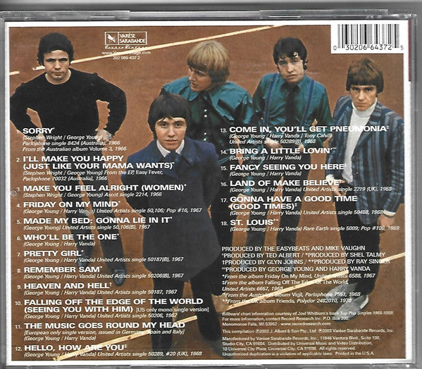 EASYBEATS The Very Best of The Easybeats CD, very good plus