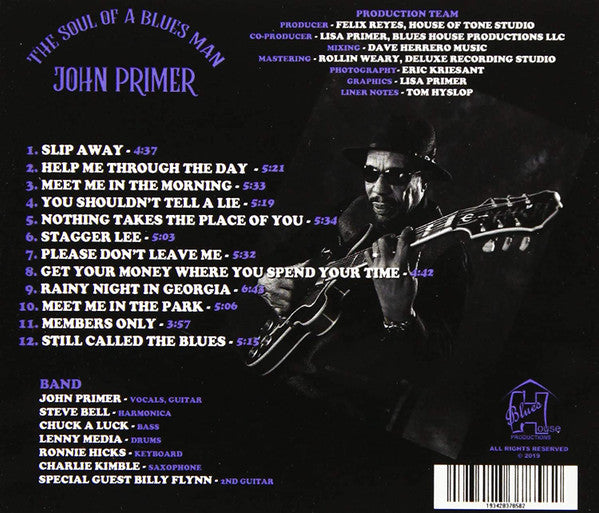JOHN PRIMER The Soul Of A Blues Man CD, very good plus