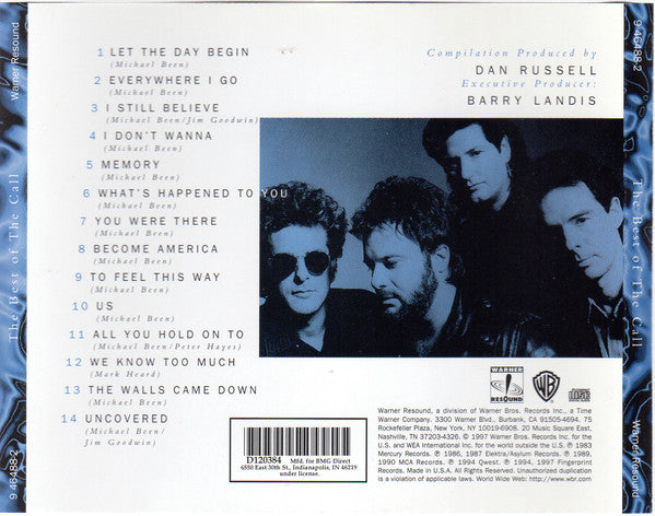 THE CALL The Best Of The Call Used CD, VG+