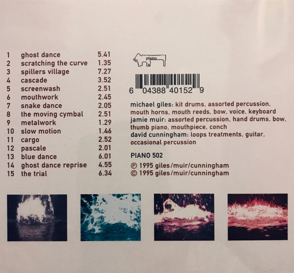 MICHAEL GILES / JAMIE MUIR / DAVID CUNNINGHAM Ghost Dance Used CD, VG+