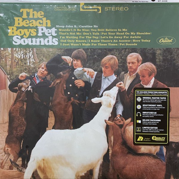 BEACH BOYS Pet Sounds Analogue Productions New Vinyl LP
